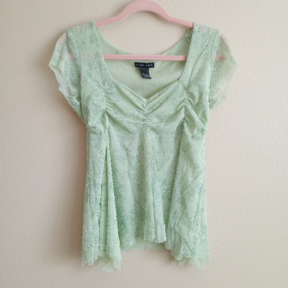 New York & Company Floral Blouse